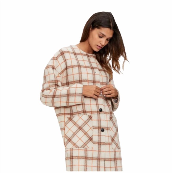 Michael Stars Reversible Cocoon Coat - Picture 3 of 11